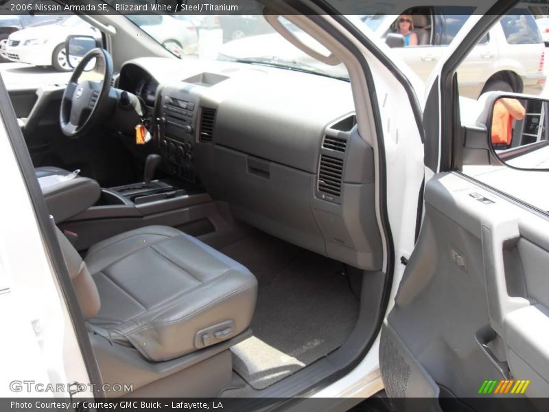 Blizzard White / Steel/Titanium 2006 Nissan Armada SE