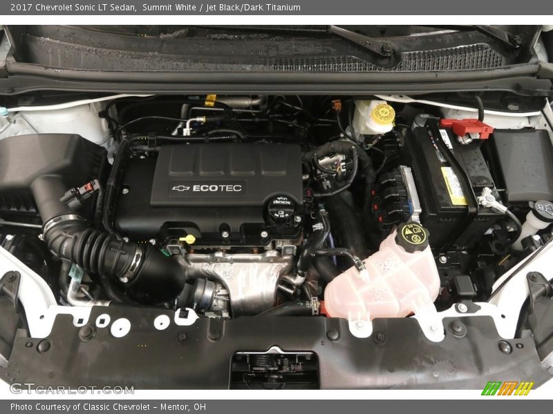 Summit White / Jet Black/Dark Titanium 2017 Chevrolet Sonic LT Sedan