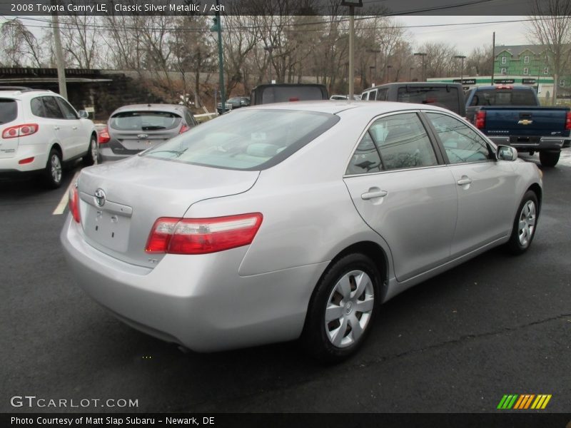 Classic Silver Metallic / Ash 2008 Toyota Camry LE