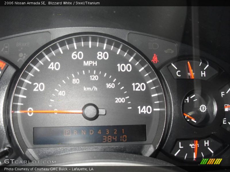 Blizzard White / Steel/Titanium 2006 Nissan Armada SE