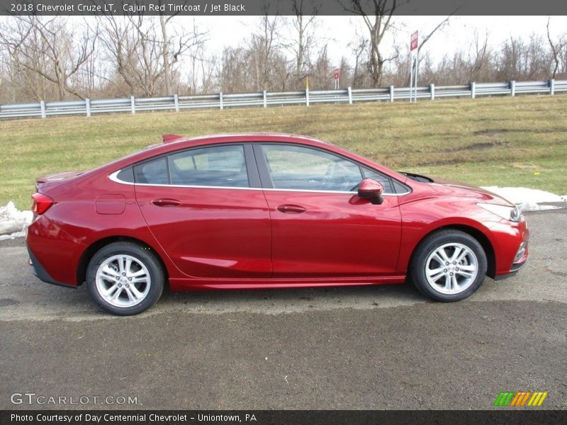 Cajun Red Tintcoat / Jet Black 2018 Chevrolet Cruze LT