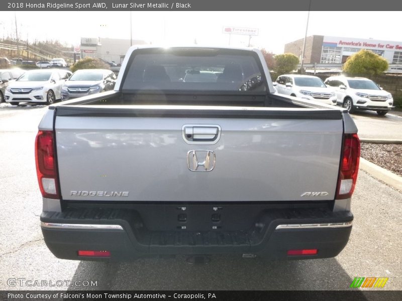 Lunar Silver Metallic / Black 2018 Honda Ridgeline Sport AWD