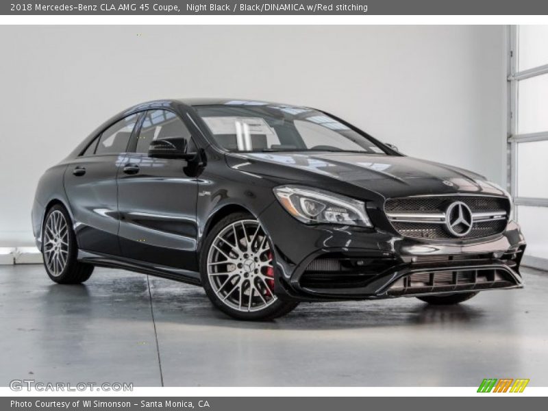 Front 3/4 View of 2018 CLA AMG 45 Coupe