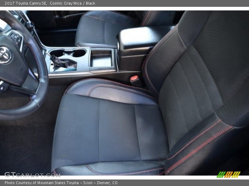 Cosmic Gray Mica / Black 2017 Toyota Camry SE
