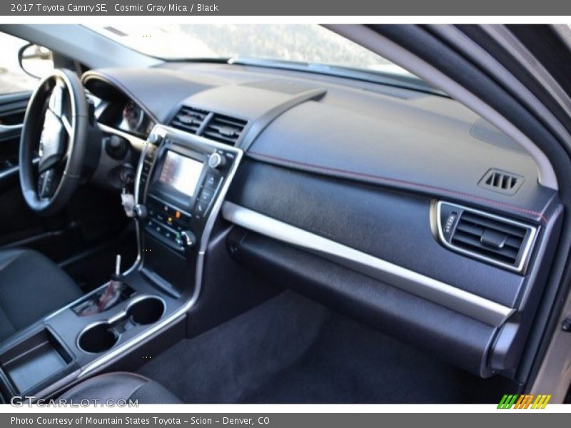 Cosmic Gray Mica / Black 2017 Toyota Camry SE