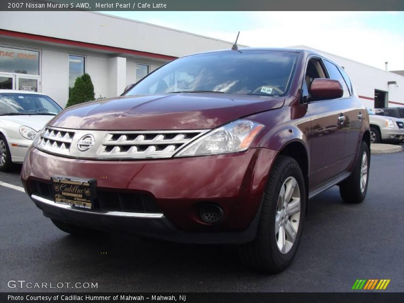 Merlot Pearl / Cafe Latte 2007 Nissan Murano S AWD