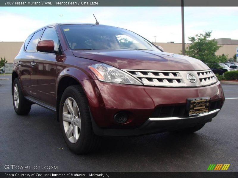 Merlot Pearl / Cafe Latte 2007 Nissan Murano S AWD