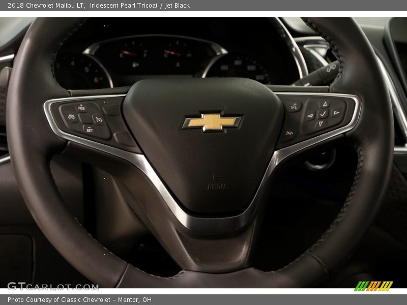 Iridescent Pearl Tricoat / Jet Black 2018 Chevrolet Malibu LT