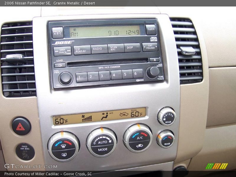 Granite Metallic / Desert 2006 Nissan Pathfinder SE