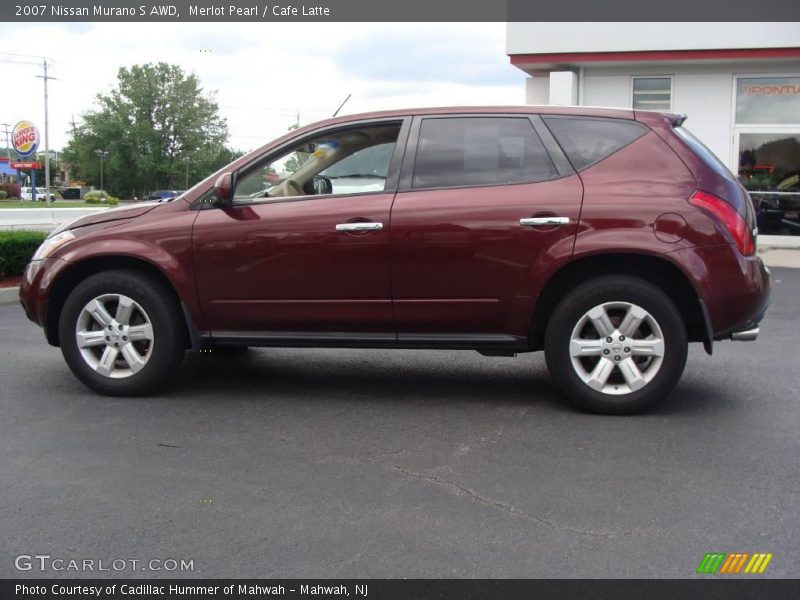 Merlot Pearl / Cafe Latte 2007 Nissan Murano S AWD