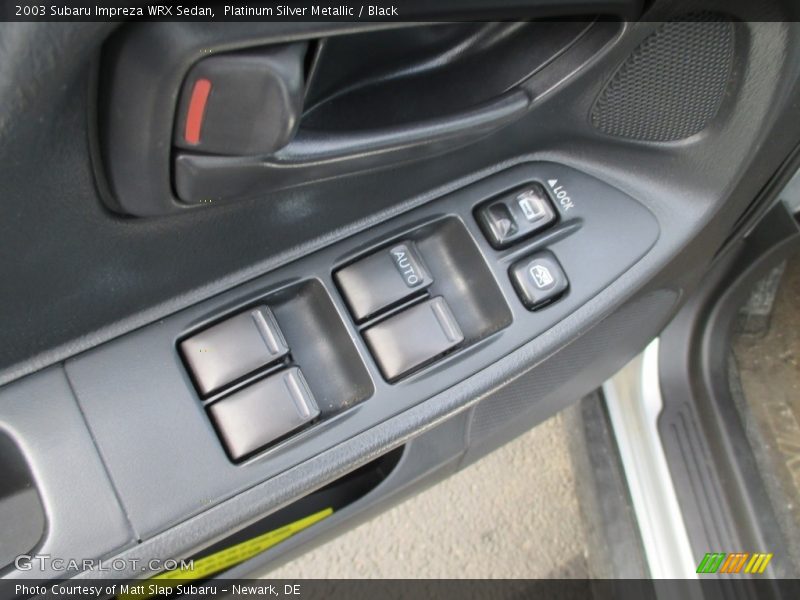 Platinum Silver Metallic / Black 2003 Subaru Impreza WRX Sedan