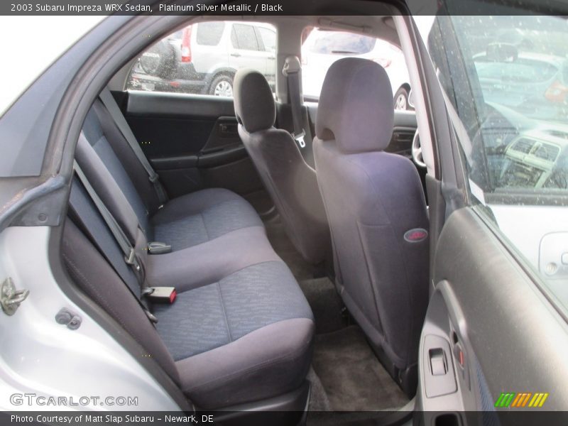 Platinum Silver Metallic / Black 2003 Subaru Impreza WRX Sedan