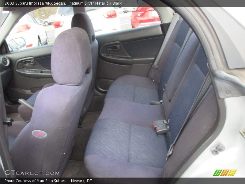 Platinum Silver Metallic / Black 2003 Subaru Impreza WRX Sedan