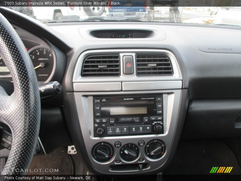Platinum Silver Metallic / Black 2003 Subaru Impreza WRX Sedan