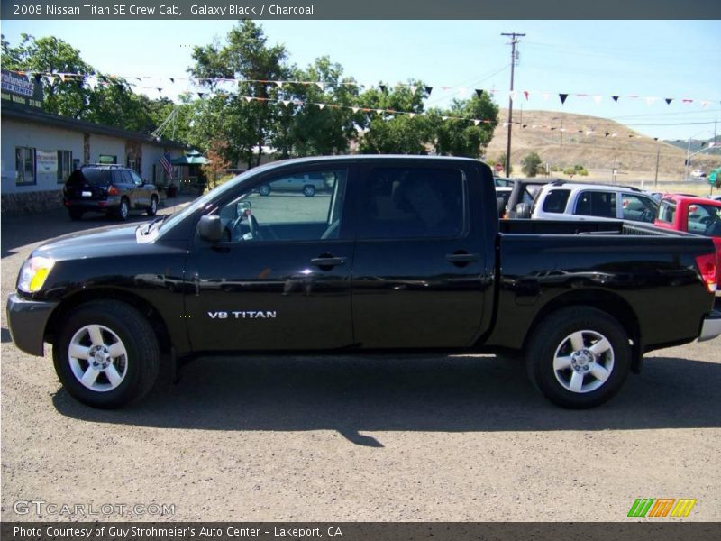 Galaxy Black / Charcoal 2008 Nissan Titan SE Crew Cab