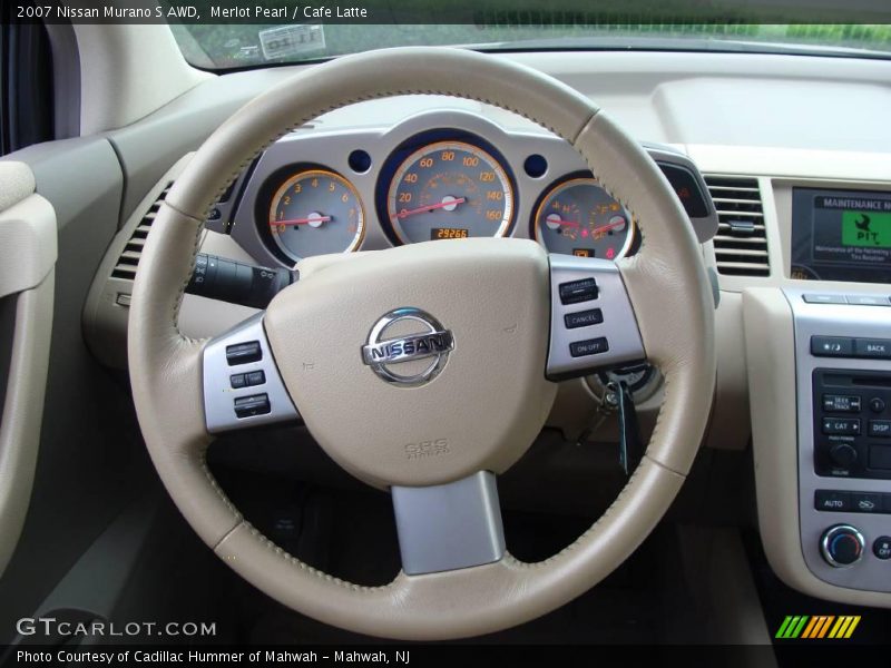 Merlot Pearl / Cafe Latte 2007 Nissan Murano S AWD