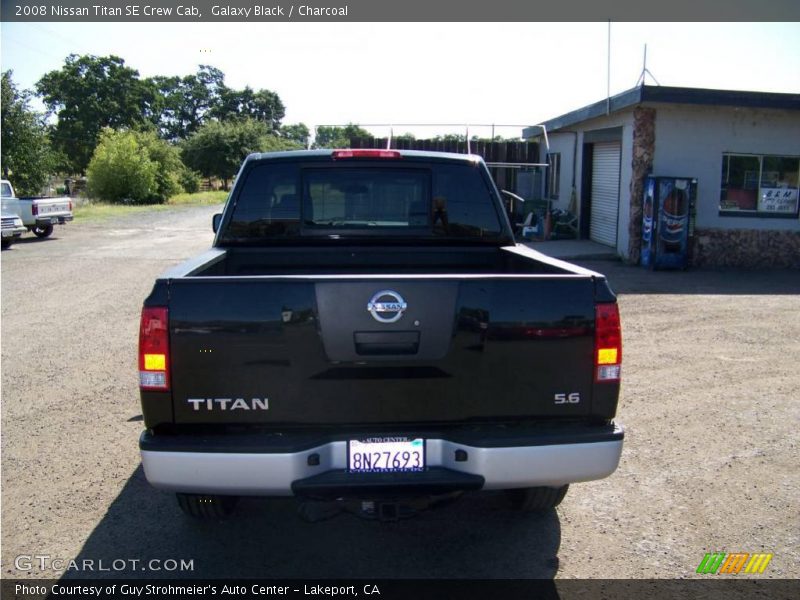 Galaxy Black / Charcoal 2008 Nissan Titan SE Crew Cab