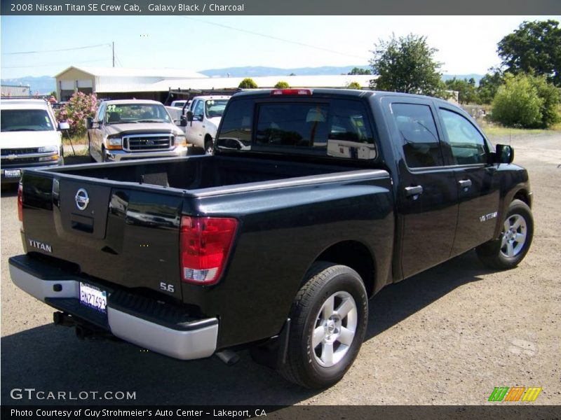 Galaxy Black / Charcoal 2008 Nissan Titan SE Crew Cab