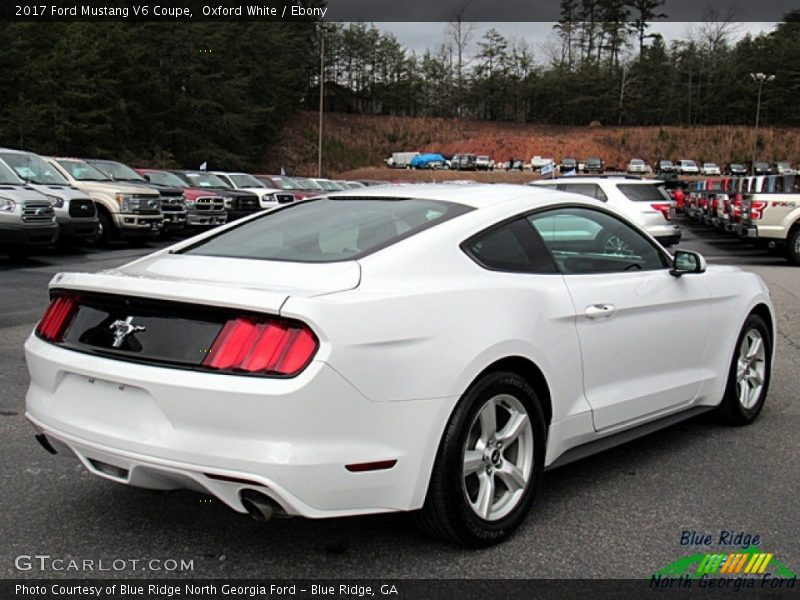 Oxford White / Ebony 2017 Ford Mustang V6 Coupe