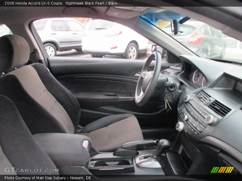 Nighthawk Black Pearl / Black 2008 Honda Accord LX-S Coupe
