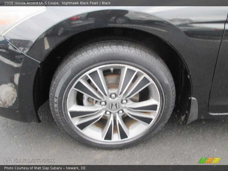 Nighthawk Black Pearl / Black 2008 Honda Accord LX-S Coupe