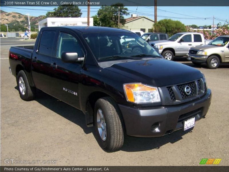 Galaxy Black / Charcoal 2008 Nissan Titan SE Crew Cab