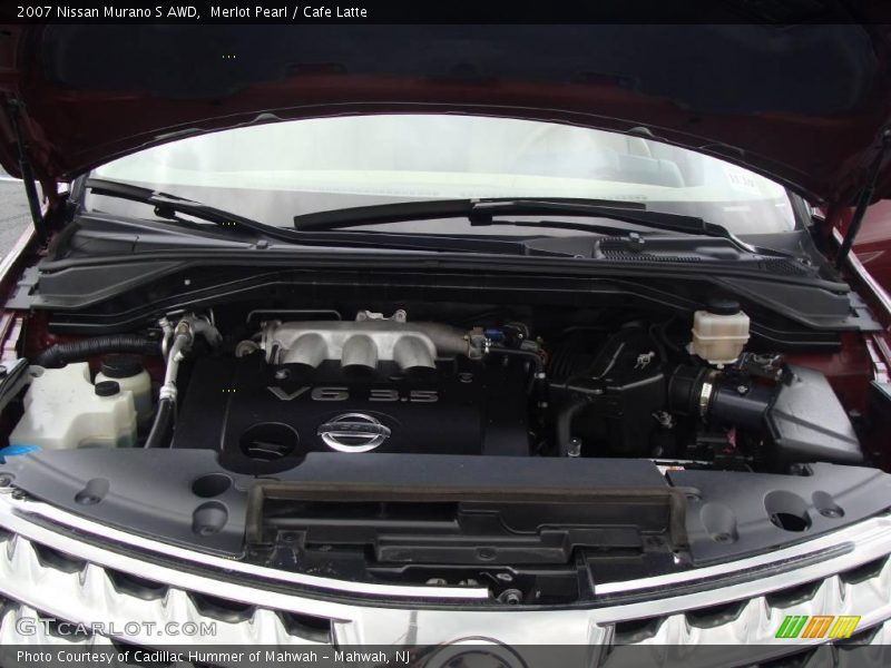 Merlot Pearl / Cafe Latte 2007 Nissan Murano S AWD