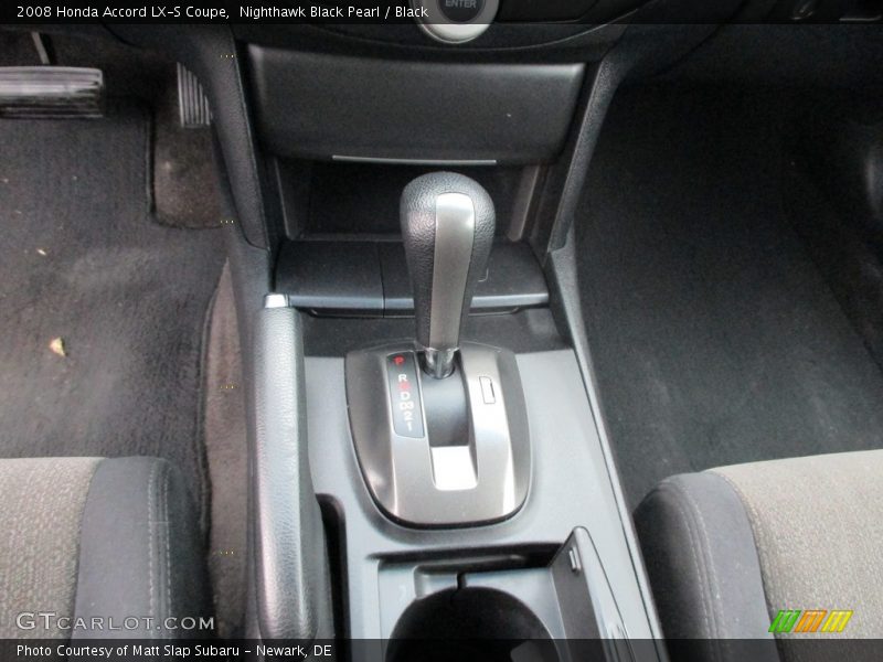 Nighthawk Black Pearl / Black 2008 Honda Accord LX-S Coupe