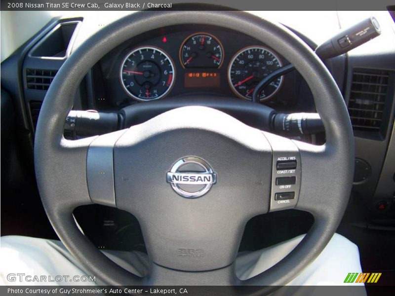 Galaxy Black / Charcoal 2008 Nissan Titan SE Crew Cab