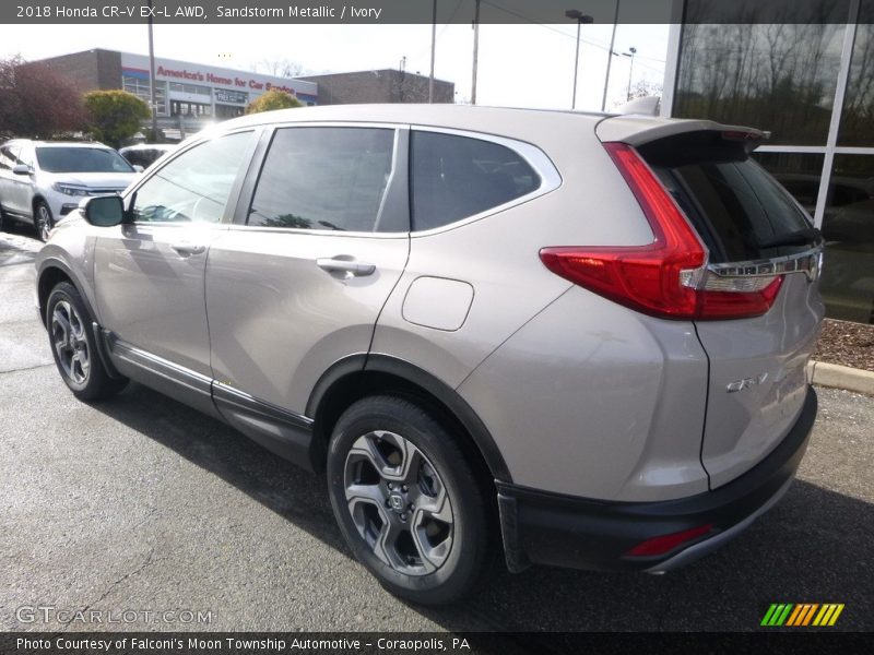 Sandstorm Metallic / Ivory 2018 Honda CR-V EX-L AWD