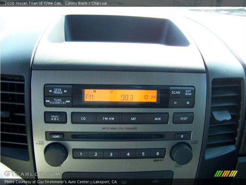 Galaxy Black / Charcoal 2008 Nissan Titan SE Crew Cab