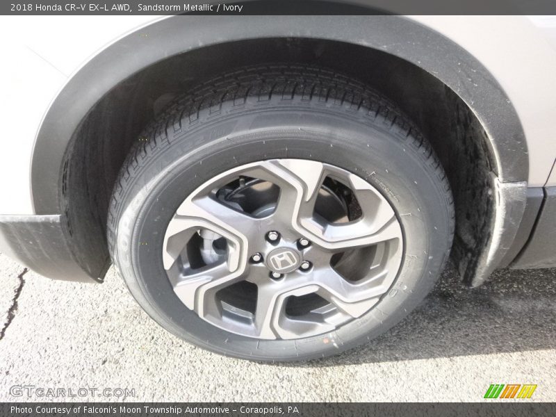 Sandstorm Metallic / Ivory 2018 Honda CR-V EX-L AWD