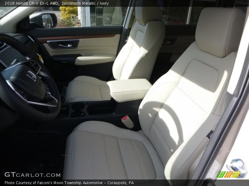 Sandstorm Metallic / Ivory 2018 Honda CR-V EX-L AWD