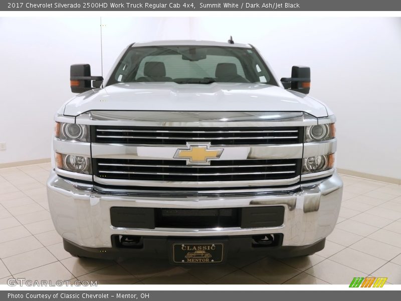 Summit White / Dark Ash/Jet Black 2017 Chevrolet Silverado 2500HD Work Truck Regular Cab 4x4