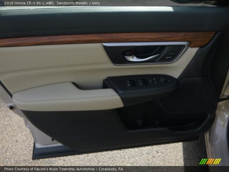 Sandstorm Metallic / Ivory 2018 Honda CR-V EX-L AWD