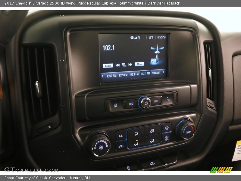 Summit White / Dark Ash/Jet Black 2017 Chevrolet Silverado 2500HD Work Truck Regular Cab 4x4