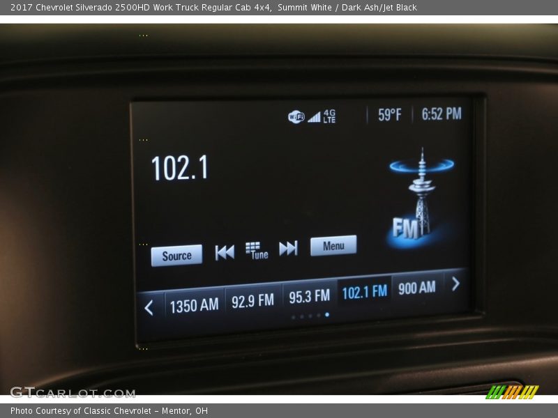 Summit White / Dark Ash/Jet Black 2017 Chevrolet Silverado 2500HD Work Truck Regular Cab 4x4