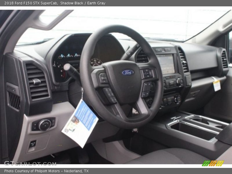 Shadow Black / Earth Gray 2018 Ford F150 STX SuperCab