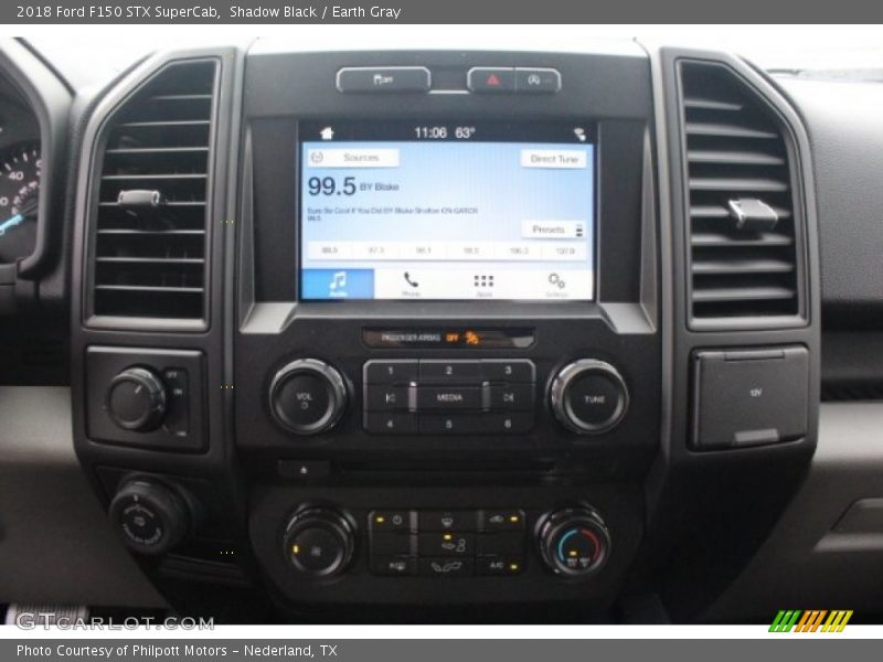 Shadow Black / Earth Gray 2018 Ford F150 STX SuperCab