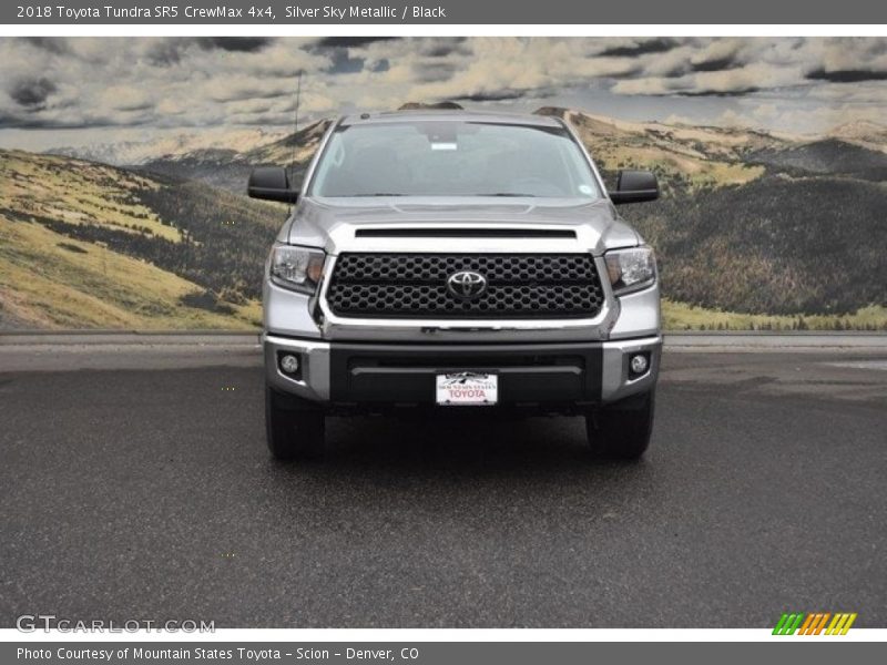 Silver Sky Metallic / Black 2018 Toyota Tundra SR5 CrewMax 4x4