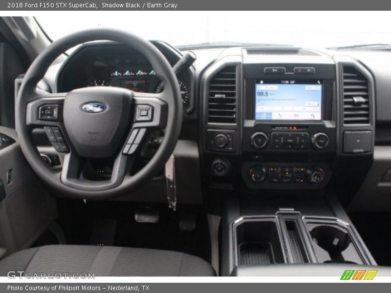 Shadow Black / Earth Gray 2018 Ford F150 STX SuperCab