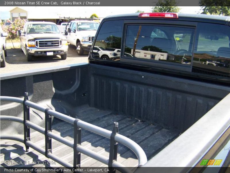 Galaxy Black / Charcoal 2008 Nissan Titan SE Crew Cab