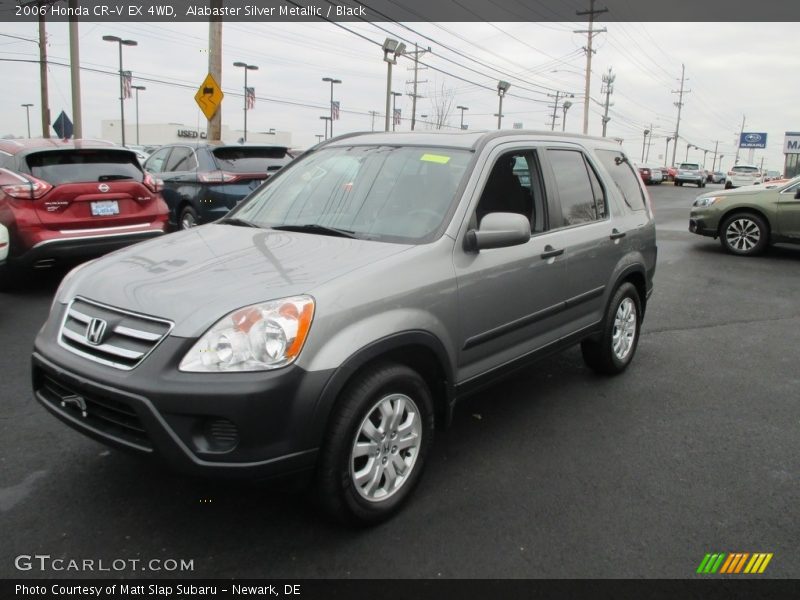 Alabaster Silver Metallic / Black 2006 Honda CR-V EX 4WD