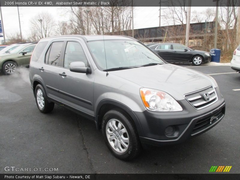Alabaster Silver Metallic / Black 2006 Honda CR-V EX 4WD
