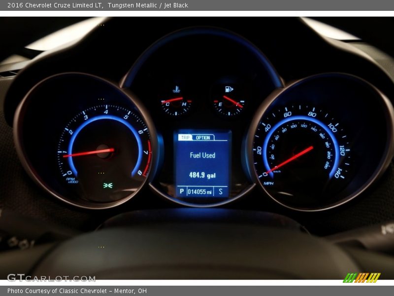 Tungsten Metallic / Jet Black 2016 Chevrolet Cruze Limited LT