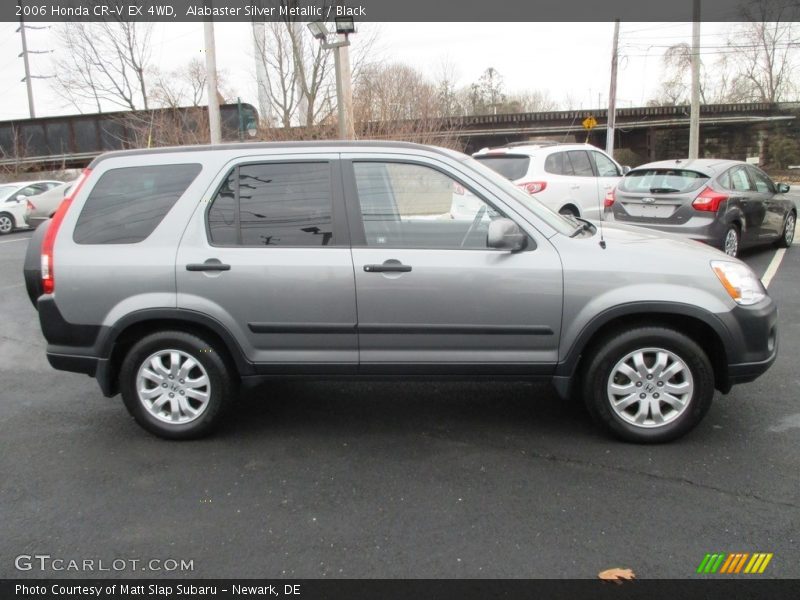 Alabaster Silver Metallic / Black 2006 Honda CR-V EX 4WD
