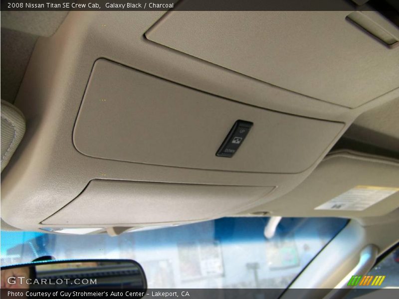 Galaxy Black / Charcoal 2008 Nissan Titan SE Crew Cab