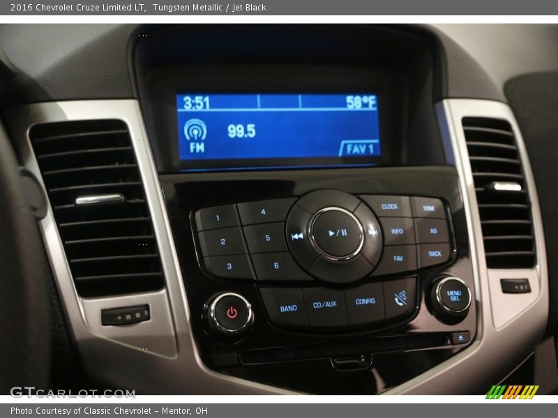 Tungsten Metallic / Jet Black 2016 Chevrolet Cruze Limited LT