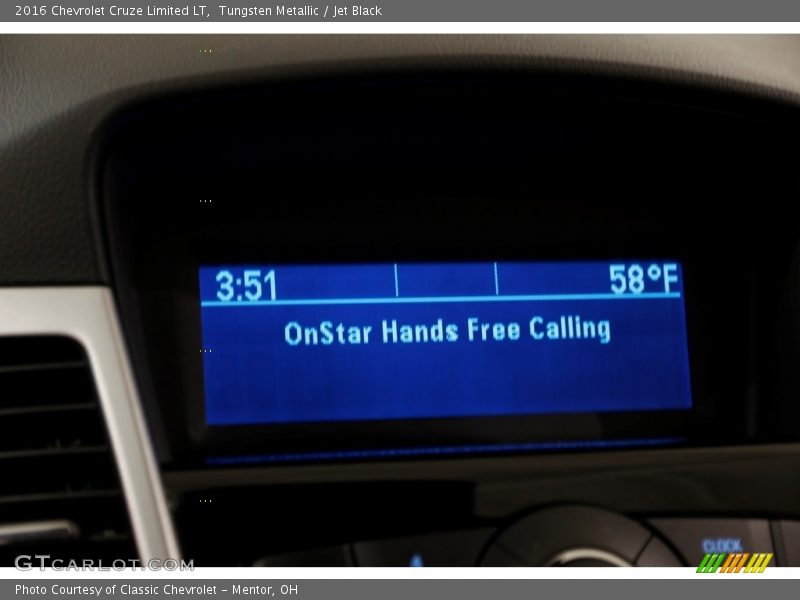 Tungsten Metallic / Jet Black 2016 Chevrolet Cruze Limited LT