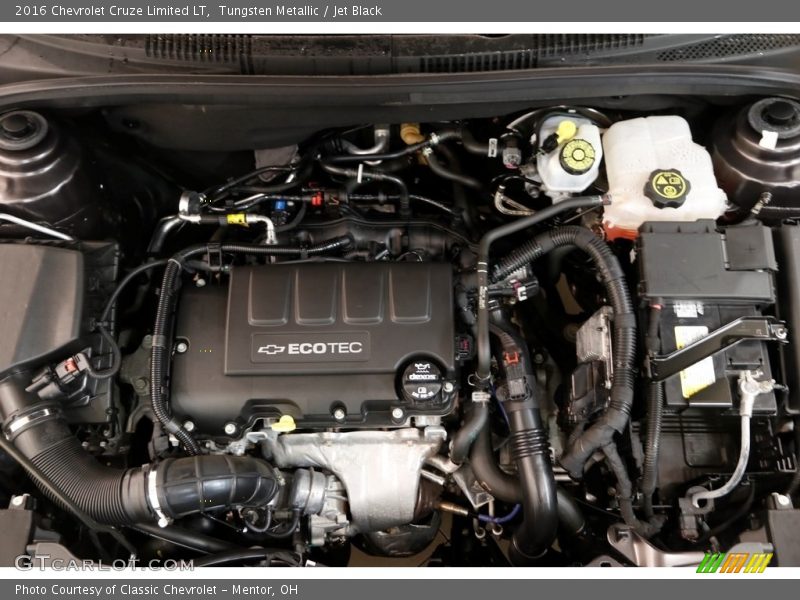 Tungsten Metallic / Jet Black 2016 Chevrolet Cruze Limited LT